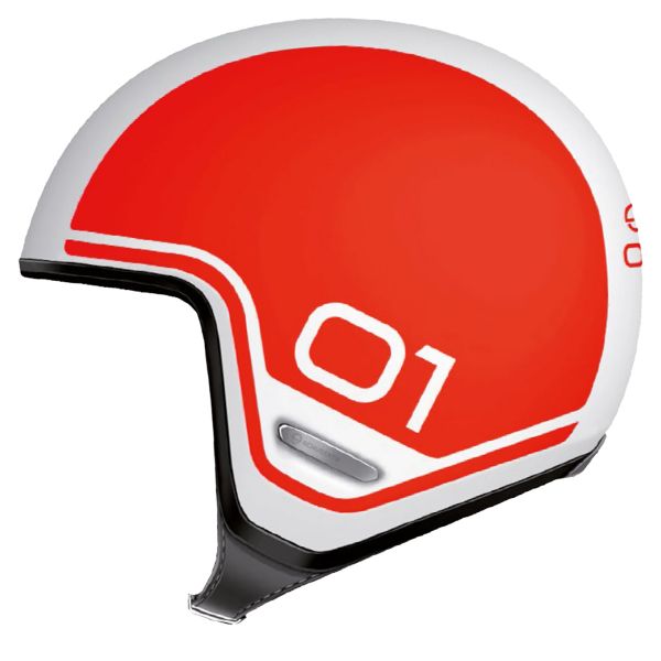 Open Face Schuberth O1 Era Red