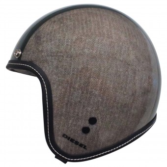Casque Open Face Diesel Old Jack Herringbone Grey Casque Open Face Diesel Old Jack Herringbone Grey