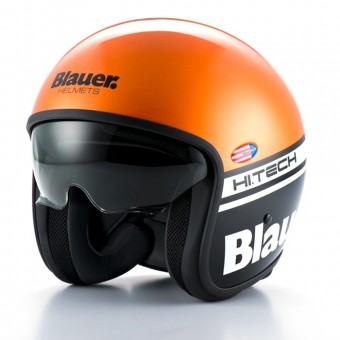 Open Face Blauer Pilot 1.1 Orange Black
