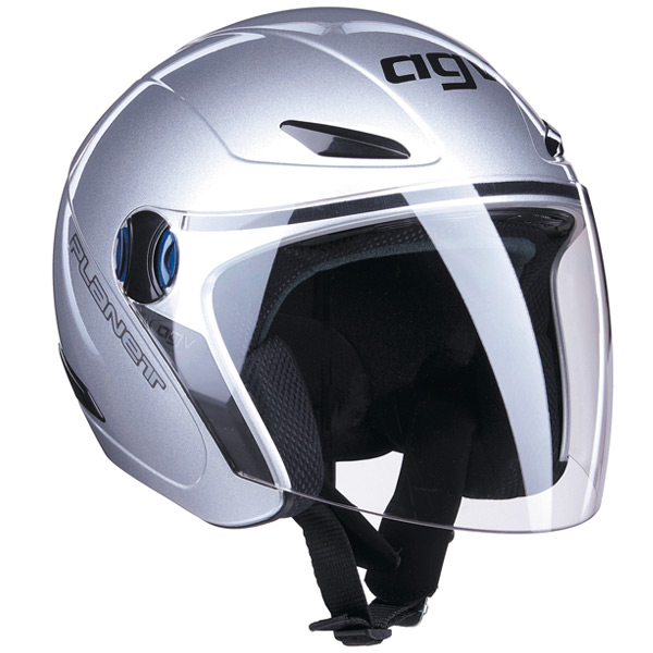 Open Face AGV Planet Silver