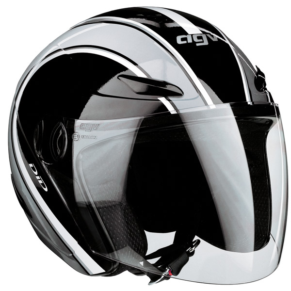 Open Face AGV Planet Stripes Dark