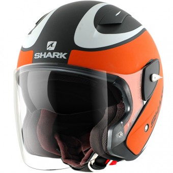 Motorcycle Helmet Shark RSJ-ST Fast Line Mat KOW