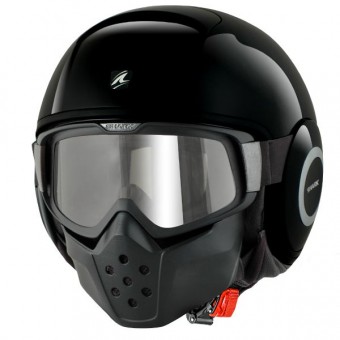 Casque Open Face Shark Drak Blank BLK Casque Open Face Shark Drak Blank BLK