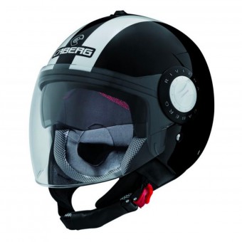 Open Face Caberg Riviera V3 Legend Black White