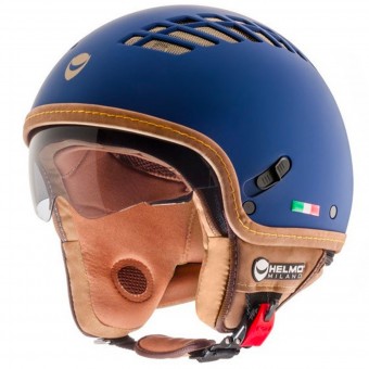 Open Face Helmo Viacolvento Blue Matt