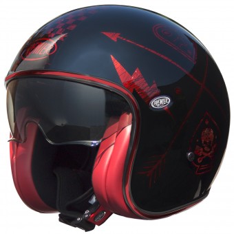 Open Face Premier Vintage NX Red Chromed