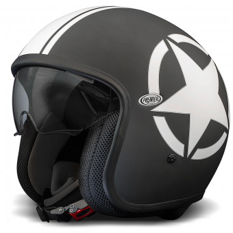 Casque Open Face Premier Vintage Star 9BM Casque Open Face Premier Vintage Star 9BM