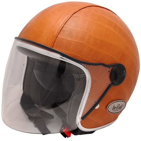 Open Face Baruffaldi Zeon Vintage 2.0 Crocco Camel Black Interior