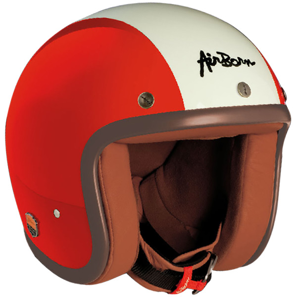 Open Face Airborn AB 1 Red - White