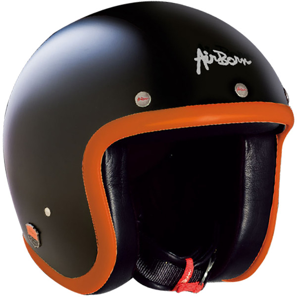 Open Face Airborn AB 14 Black - Brown