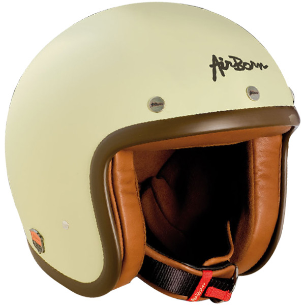 Open Face Airborn AB 15 Beige - Brown