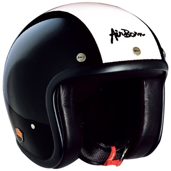 Open Face Airborn AB 2 Black Brillant - Cream White