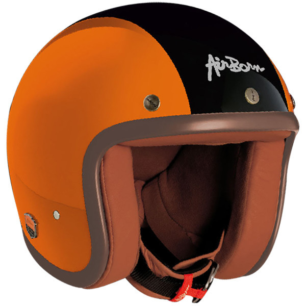 Motorcycle Helmet Airborn AB 3 Orange - Black