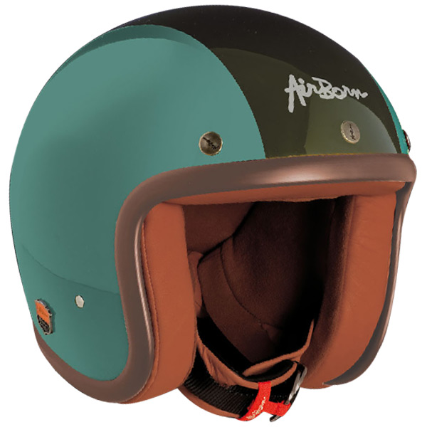 Open Face Airborn AB 6 Green - Black