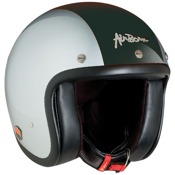 Motorcycle Helmet Airborn AB 9 Silver - Black
