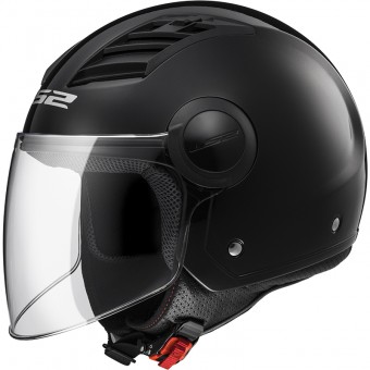 Open Face LS2 Airflow Black Long OF562