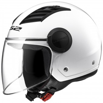 Open Face LS2 Airflow White Long OF562