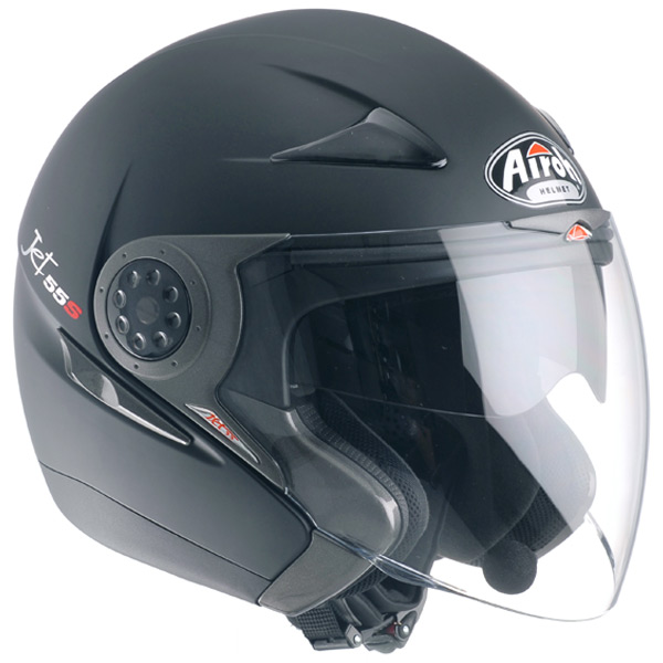 Open Face Airoh JET 55S Black Mat JTSNO