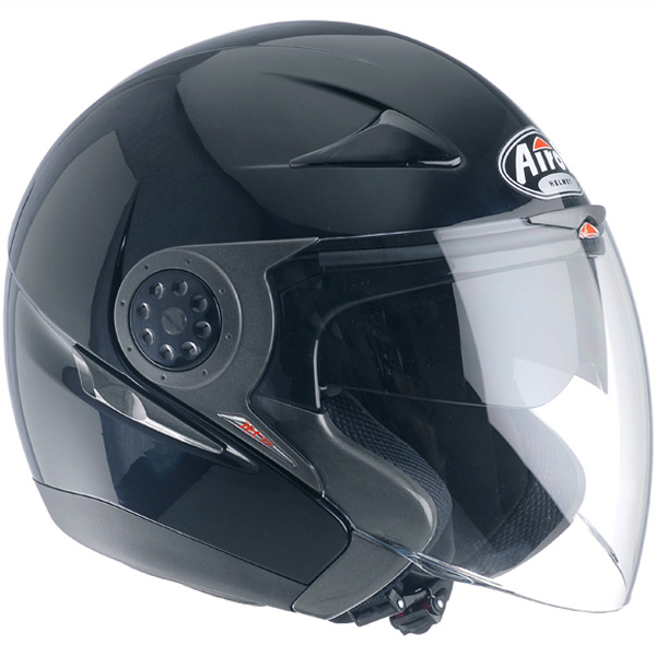 Open Face Airoh JET 55S Black Sport JTSPN