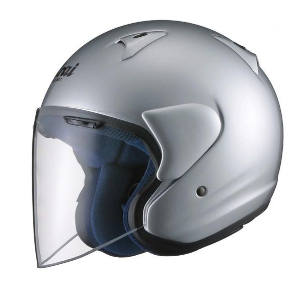 Open Face Arai SZ-F Alu Silver