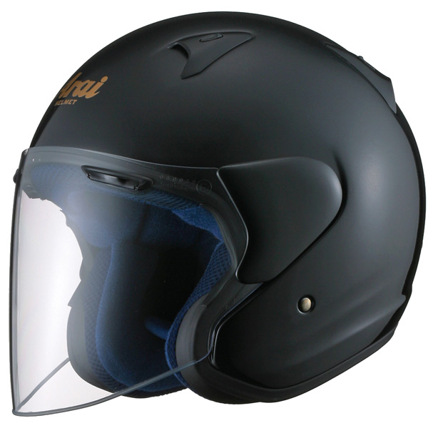 Open Face Arai SZF Pearl Black