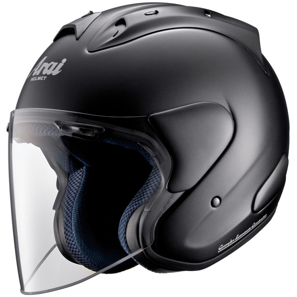 Open Face Arai SZ Ram 3 Black Frost