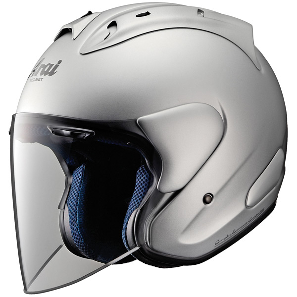 Open Face Arai SZ Ram 3 Silver Frost