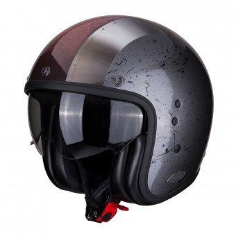 Casque Open Face Scorpion Belfast Byway Silver Casque Open Face Scorpion Belfast Byway Silver