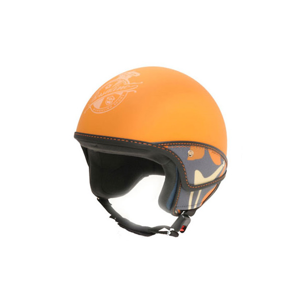 Motorcycle Helmet Borsalino Iris Matte Orange