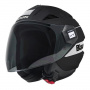 Casque Open Face Blauer Bratt Black White Matt
