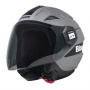 Casque Open Face Blauer Bratt Grey Matt Black