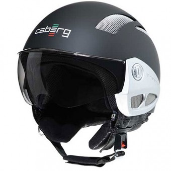 Open Face Caberg Breeze Black Mat