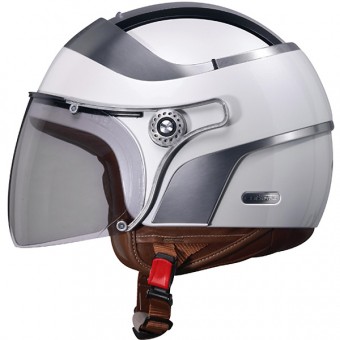 Open Face Caberg Uno Jet White Nacr�