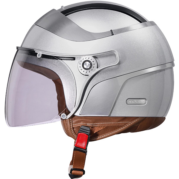 Open Face Caberg Uno Jet Silver