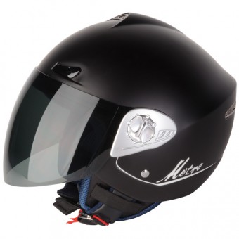 Casque Open Face G-MAC Metro Matt Black Casque Open Face G-MAC Metro Matt Black