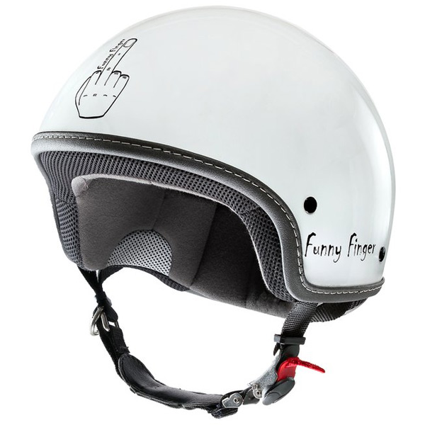 Open Face Funny Finger Funny Finger White