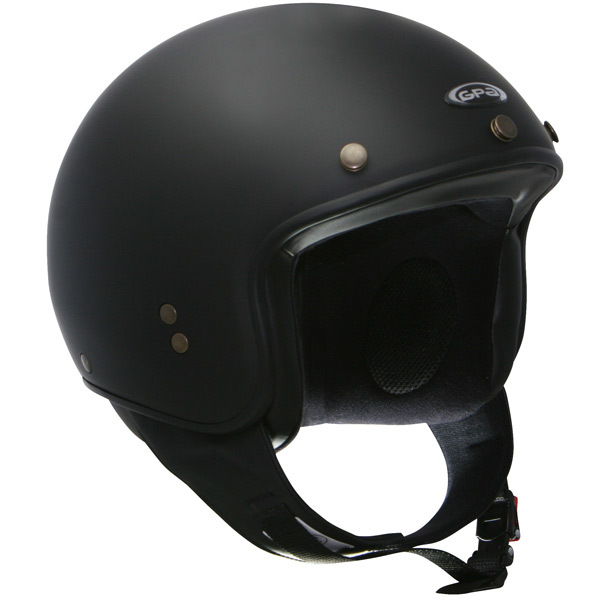 Motorcycle Helmet GPA Biker Matt Black