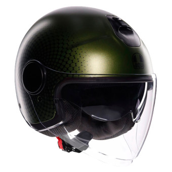 Casque Open Face AGV Eteres Andora Matt Green Black Casque Open Face AGV Eteres Andora Matt Green Black