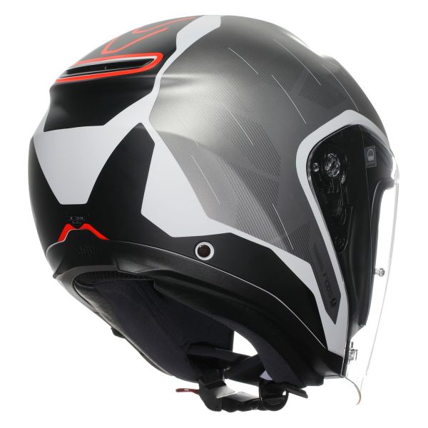 AGV Irides Trieste Black White Red