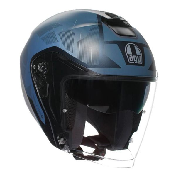 Open Face AGV Irides Trieste Matt Blue Grey