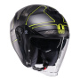 Casque Open Face AGV Irides Zagabira Matt Grey Yellow Fluo