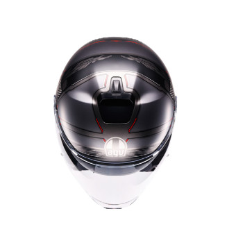 AGV Irides Zagabira Matt Gunmetal Red