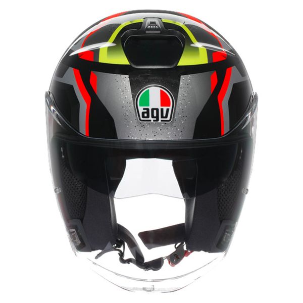 AGV Irides Zurigo Black Red Yellow Fluo