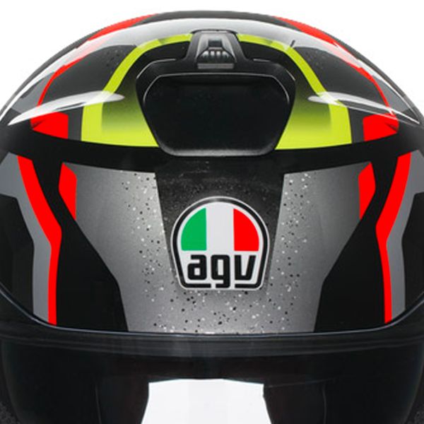 AGV Irides Zurigo Black Red Yellow Fluo