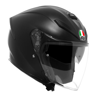 Casque Open Face AGV K5 Jet Matt Black Casque Open Face AGV K5 Jet Matt Black