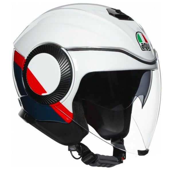 Open Face AGV Orbyt Block Pearl White