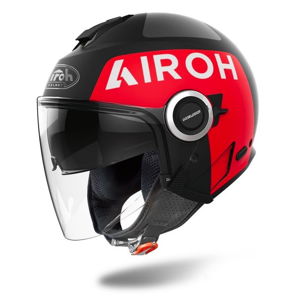 Open Face Airoh Helios Up Black Matt