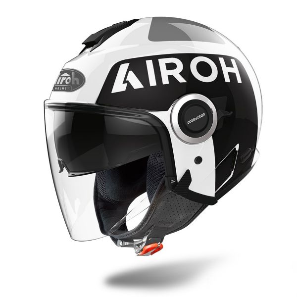 Open Face Airoh Helios Up White