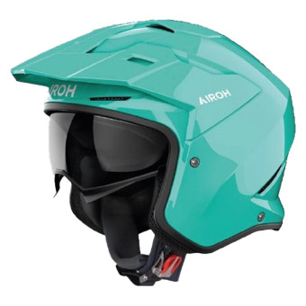Casque Open Face Airoh Kombakt Color Aquamarine Casque Open Face Airoh Kombakt Color Aquamarine