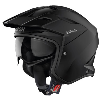 Open Face Airoh Kombakt Color Black Matt